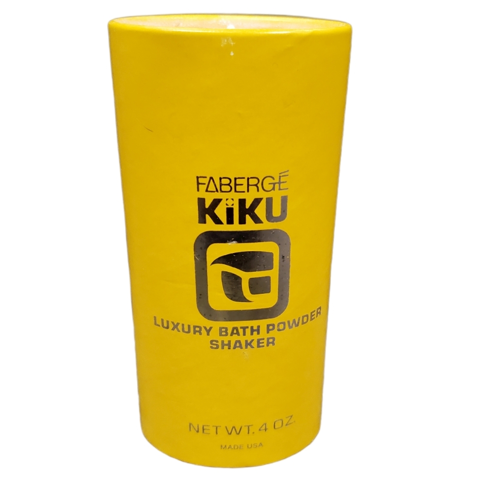 NEW Vintage 1969 FABERGE KIKU BATH POWDER 4 oz NEW